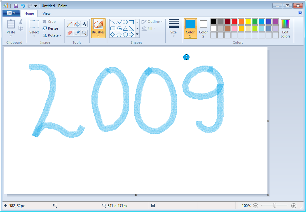 Windows 7 Paint