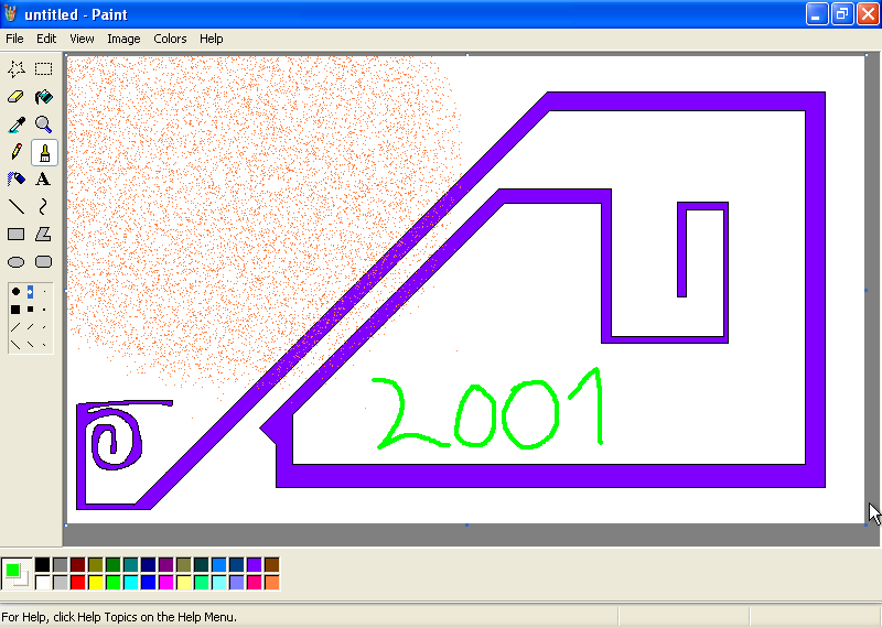 Windows XP Paint