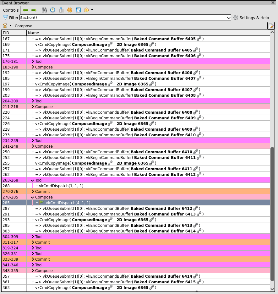 RenderDoc screenshot