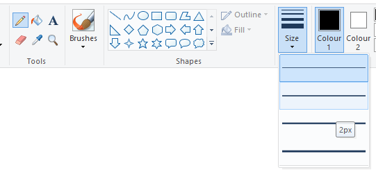 Modifiers for pencil tool