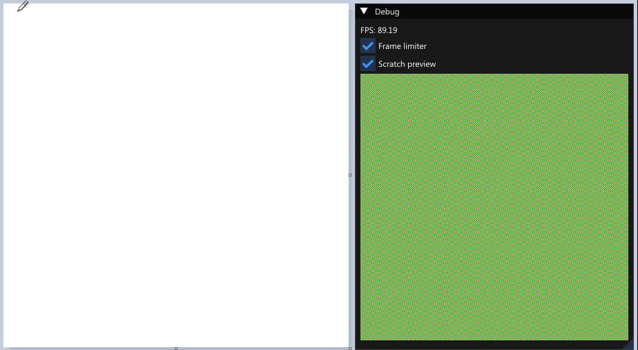 Scratch preview: much less